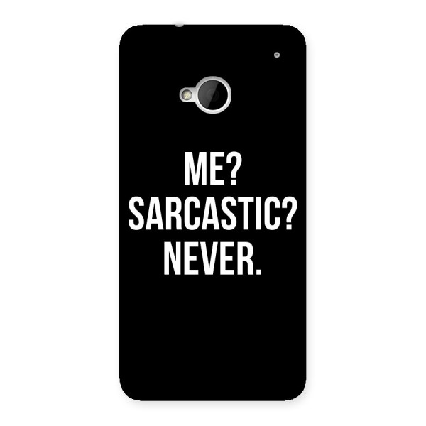 Sarcastic Quote Back Case for HTC One M7