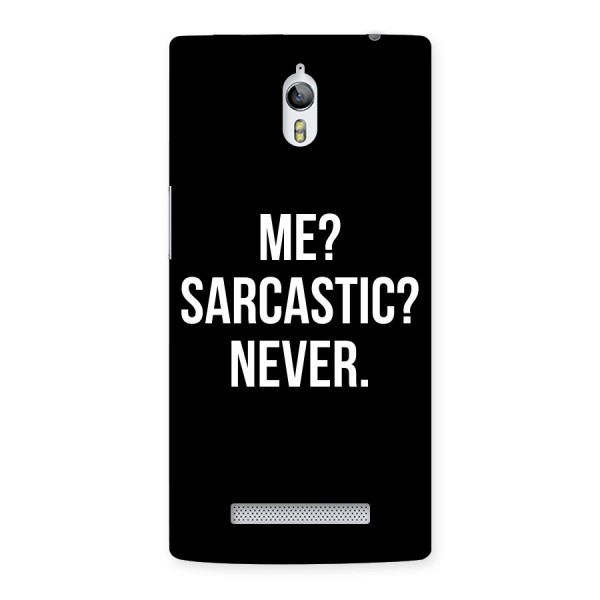 Sarcastic Quote Back Case for Oppo Find 7