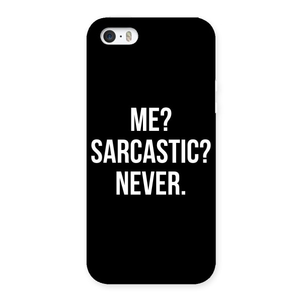 Sarcastic Quote Back Case for iPhone SE