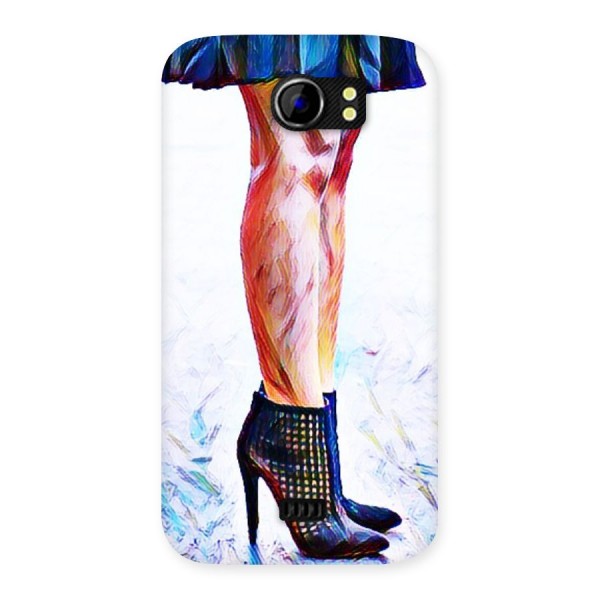 Sassy Heels Back Case for Micromax Canvas 2 A110