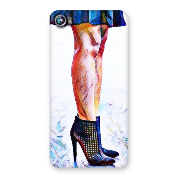 Sassy Heels Back Case for Micromax Canvas Fire 4 A107