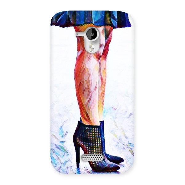 Sassy Heels Back Case for Micromax Canvas HD A116