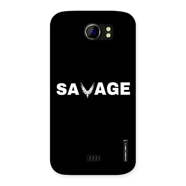 Savage Back Case for Micromax Canvas 2 A110