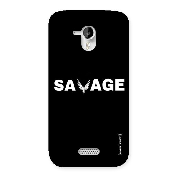 Savage Back Case for Micromax Canvas HD A116