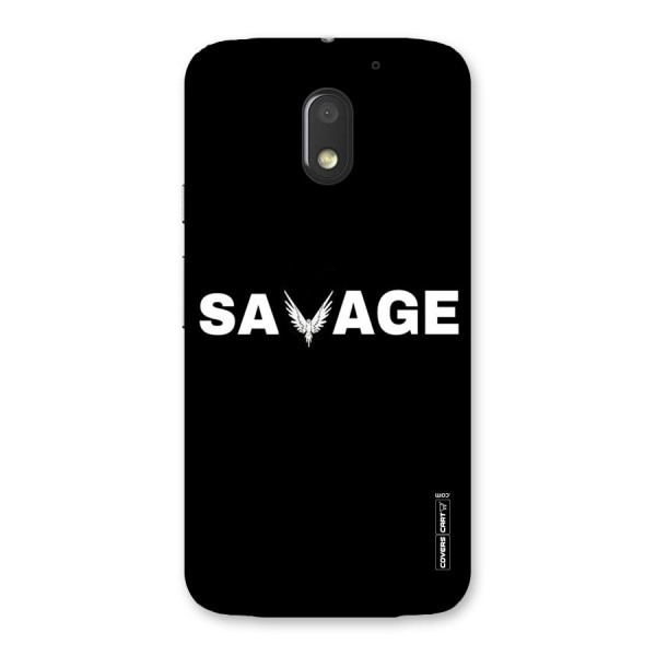 Savage Back Case for Moto E3 Power