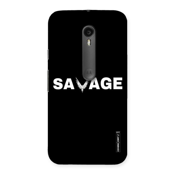 Savage Back Case for Moto G Turbo