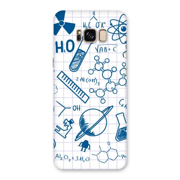 Science Notebook Back Case for Galaxy S8 Plus