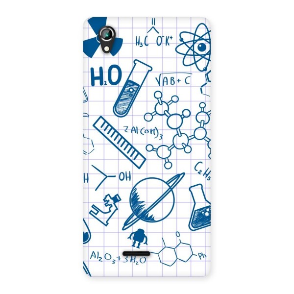 Science Notebook Back Case for Lava Iris 800