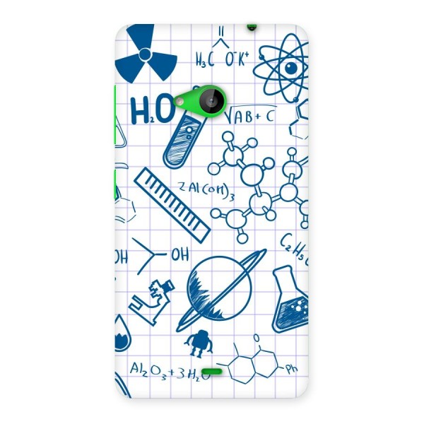 Science Notebook Back Case for Lumia 535