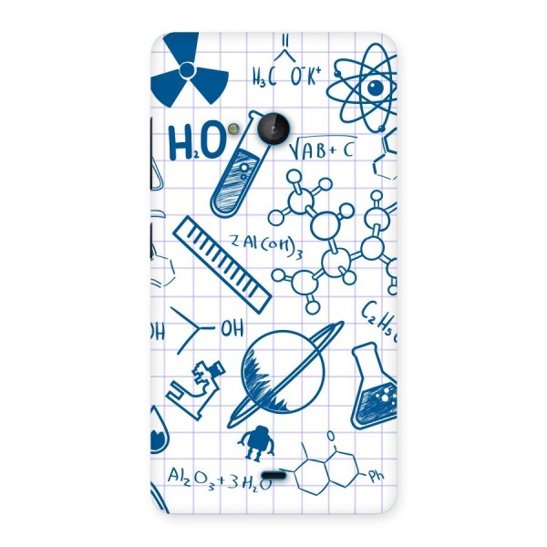 Science Notebook Back Case for Lumia 540