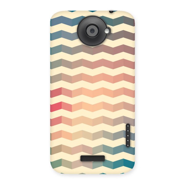 Seamless ZigZag Design Back Case for HTC One X