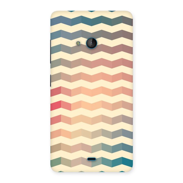 Seamless ZigZag Design Back Case for Lumia 540