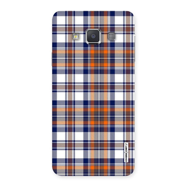Shades Of Check Back Case for Galaxy A3