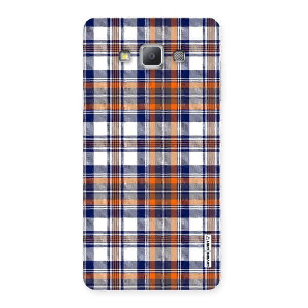 Shades Of Check Back Case for Galaxy A7