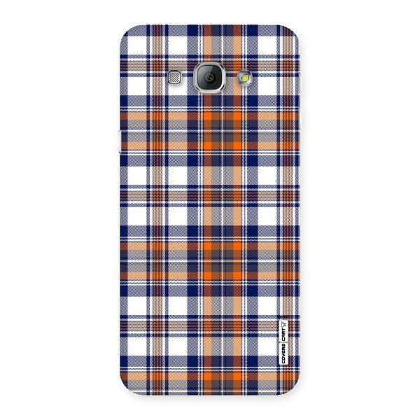 Shades Of Check Back Case for Galaxy A8