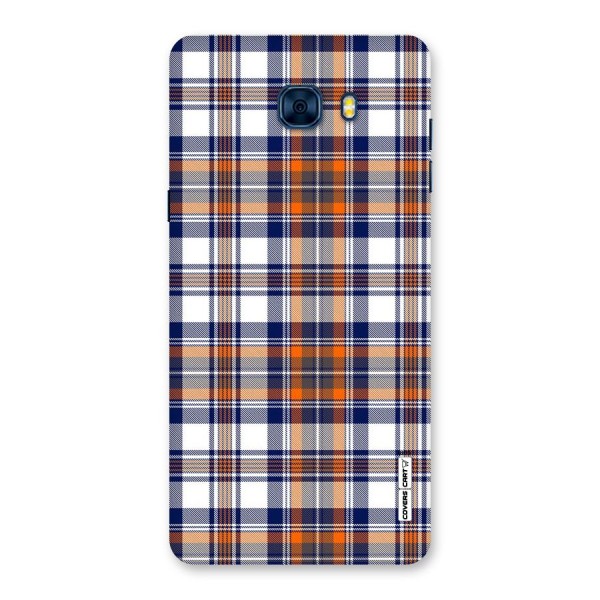 Shades Of Check Back Case for Galaxy C7 Pro
