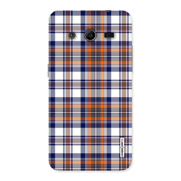 Shades Of Check Back Case for Galaxy Core 2