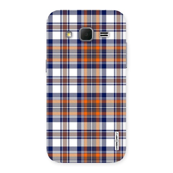 Shades Of Check Back Case for Galaxy Core Prime
