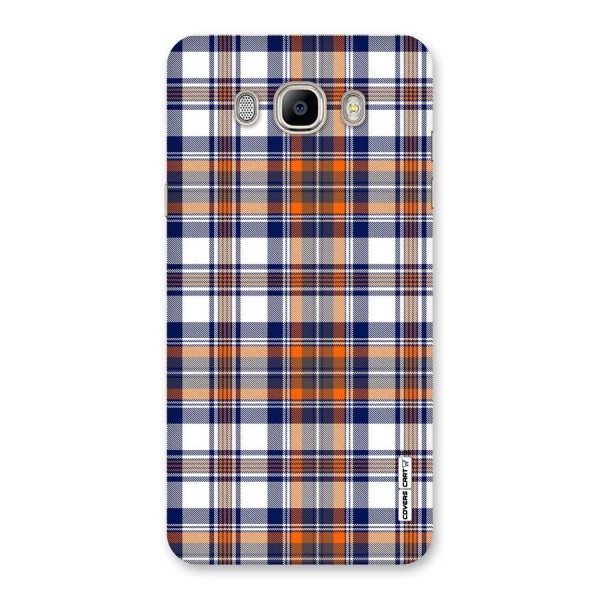 Shades Of Check Back Case for Galaxy On8