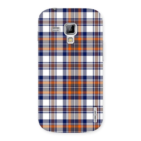 Shades Of Check Back Case for Galaxy S Duos
