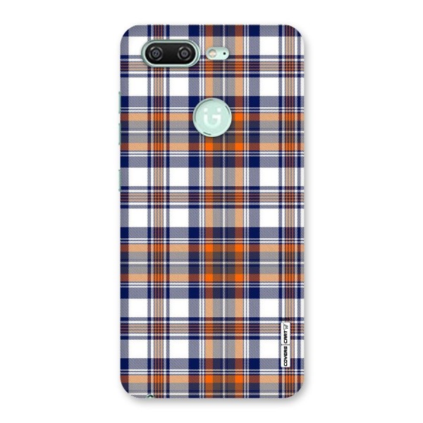 Shades Of Check Back Case for Gionee S10