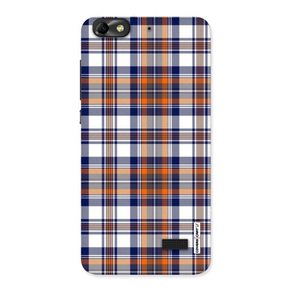 Shades Of Check Back Case for Honor 4C
