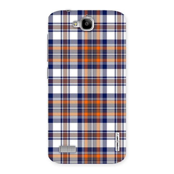 Shades Of Check Back Case for Honor Holly