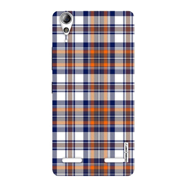 Shades Of Check Back Case for Lenovo A6000