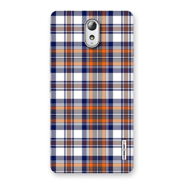 Shades Of Check Back Case for Lenovo Vibe P1M