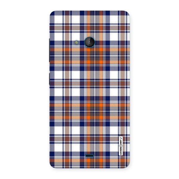 Shades Of Check Back Case for Lumia 540