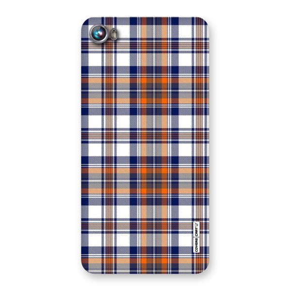 Shades Of Check Back Case for Micromax Canvas Fire 4 A107