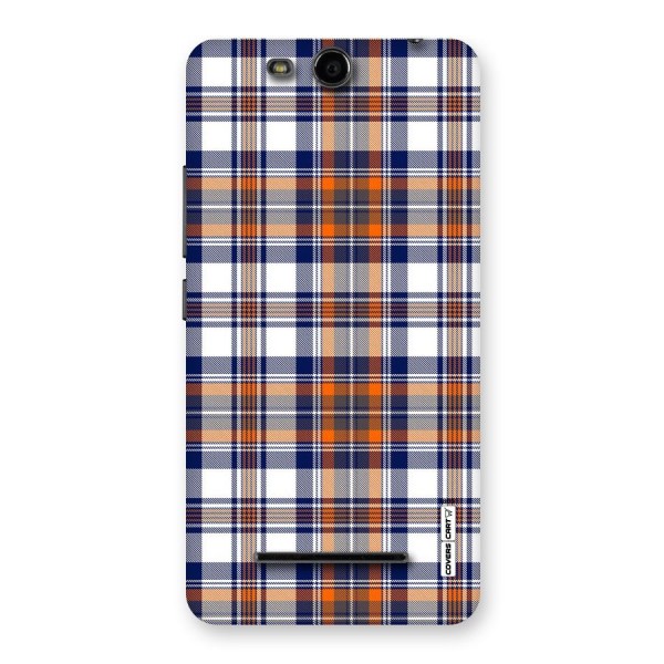Shades Of Check Back Case for Micromax Canvas Juice 3 Q392