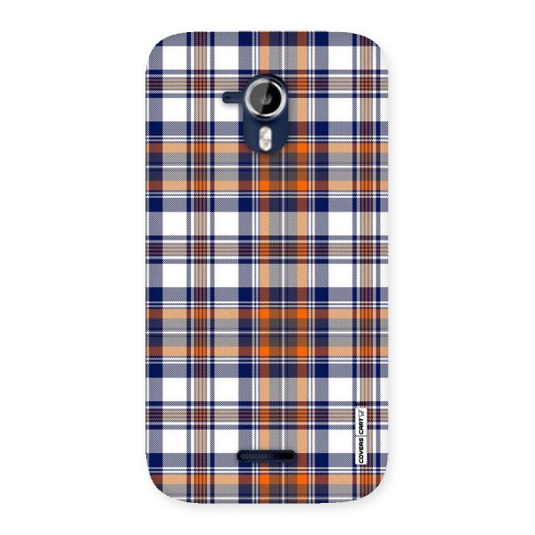 Shades Of Check Back Case for Micromax Canvas Magnus A117