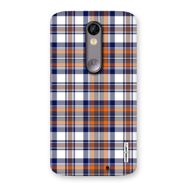 Shades Of Check Back Case for Moto X Force
