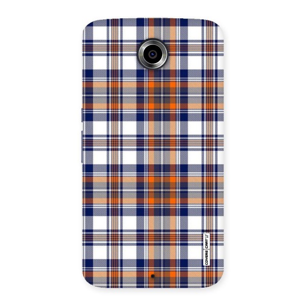Shades Of Check Back Case for Nexsus 6