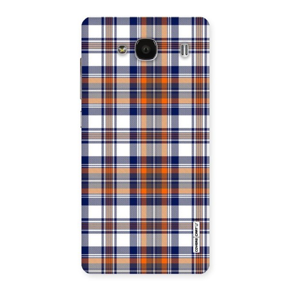 Shades Of Check Back Case for Redmi 2
