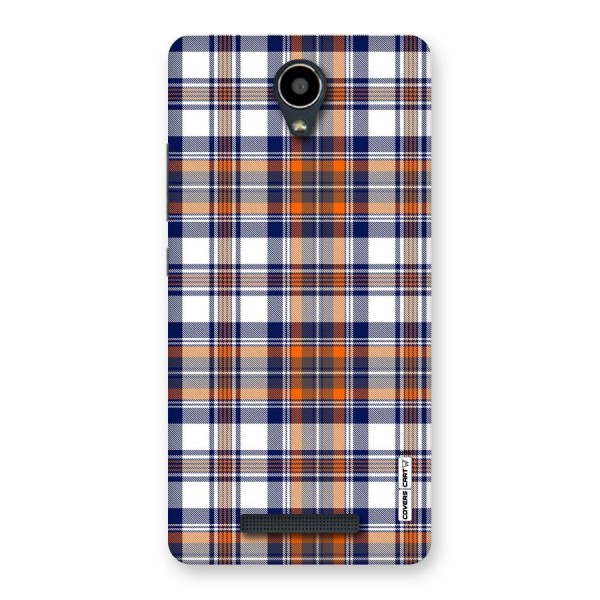 Shades Of Check Back Case for Redmi Note 2