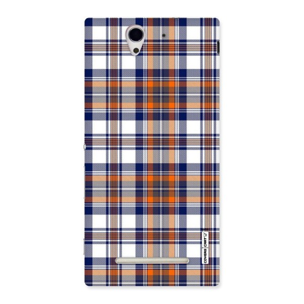 Shades Of Check Back Case for Sony Xperia C3