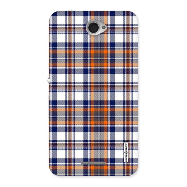 Shades Of Check Back Case for Sony Xperia E4