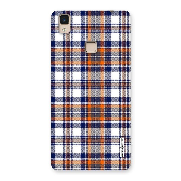 Shades Of Check Back Case for V3 Max