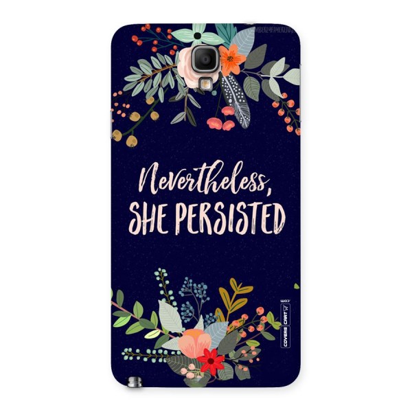 She Persisted Back Case for Galaxy Note 3 Neo