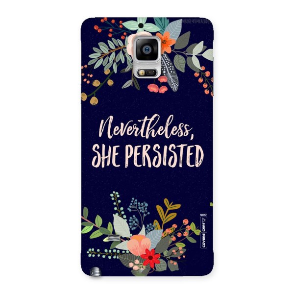 She Persisted Back Case for Galaxy Note 4