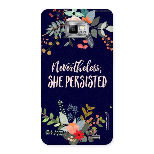She Persisted Back Case for Galaxy S2