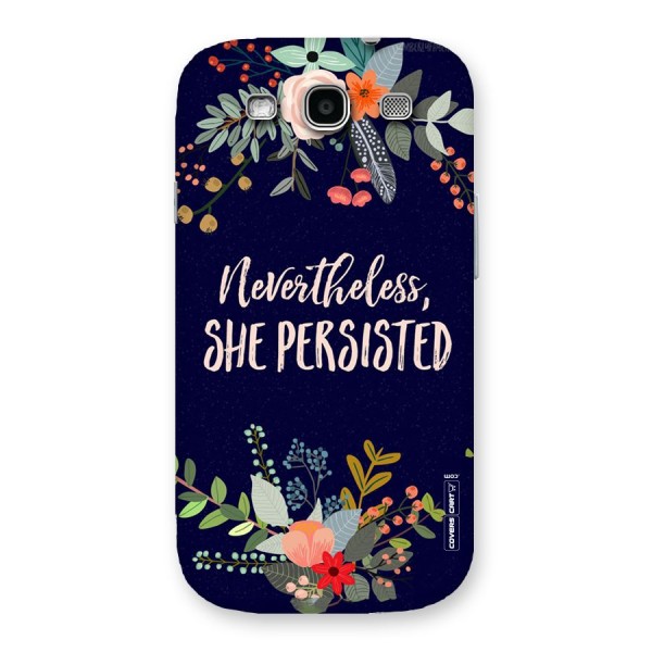 She Persisted Back Case for Galaxy S3