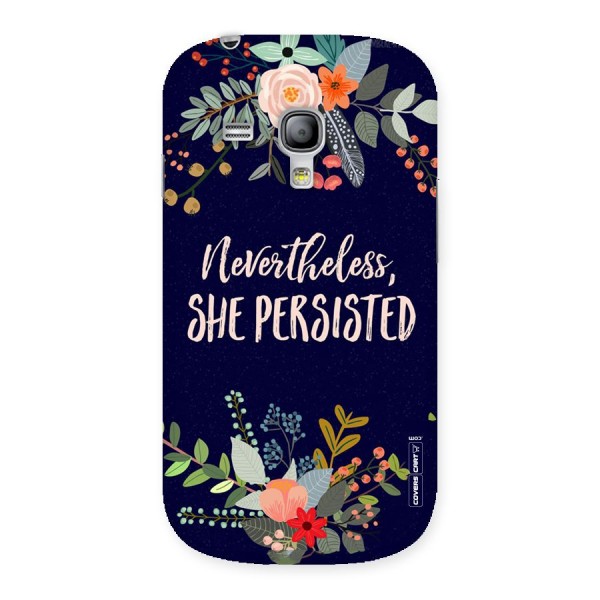 She Persisted Back Case for Galaxy S3 Mini