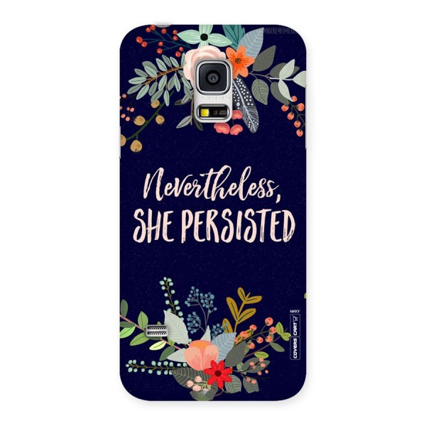 She Persisted Back Case for Galaxy S5 Mini