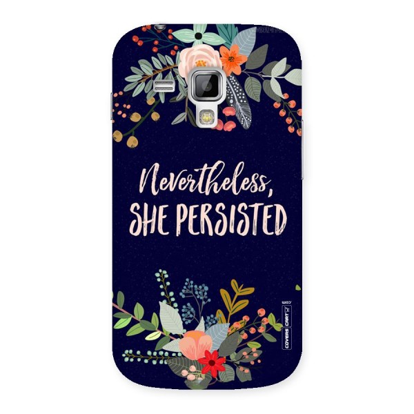 She Persisted Back Case for Galaxy S Duos