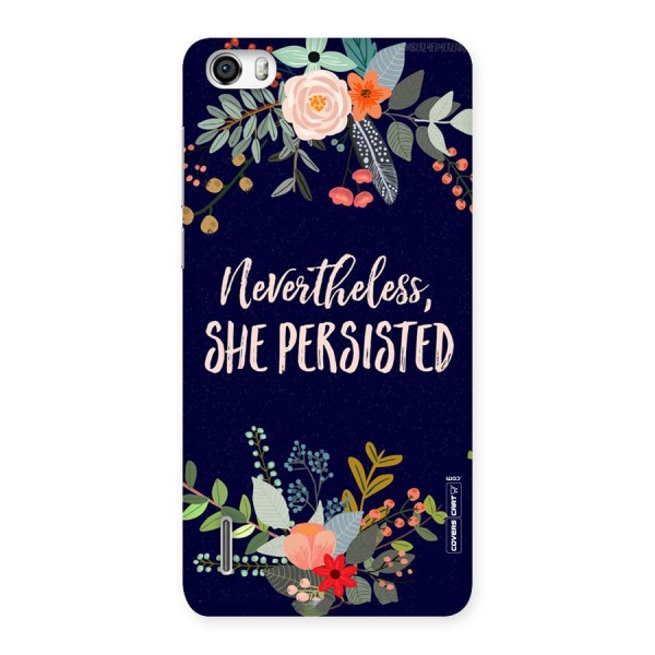 She Persisted Back Case for Honor 6