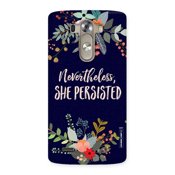She Persisted Back Case for LG G3