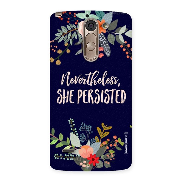 She Persisted Back Case for LG G3 Stylus